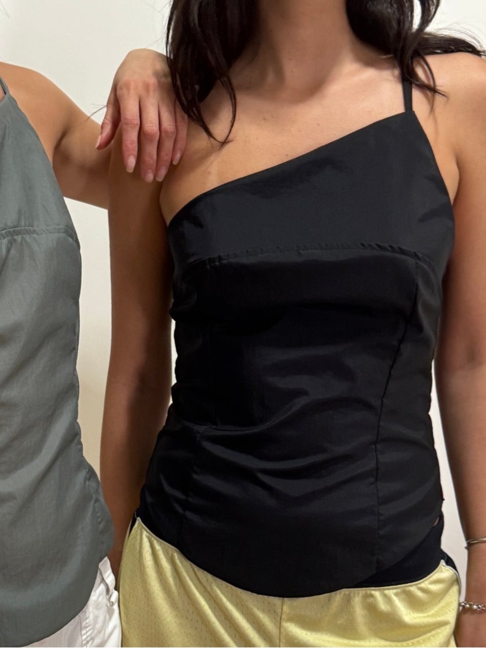 GUMI Danda Top in Black Nylon